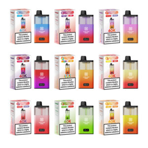 Aura Bar Twist 40K Puffs 20mg Dual Flavors Rechargeable Pod Vape Kit